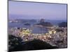 Botafogo and Sugarloaf Mountain from Corcovado, Rio de Janeiro, Brazil-Demetrio Carrasco-Mounted Photographic Print