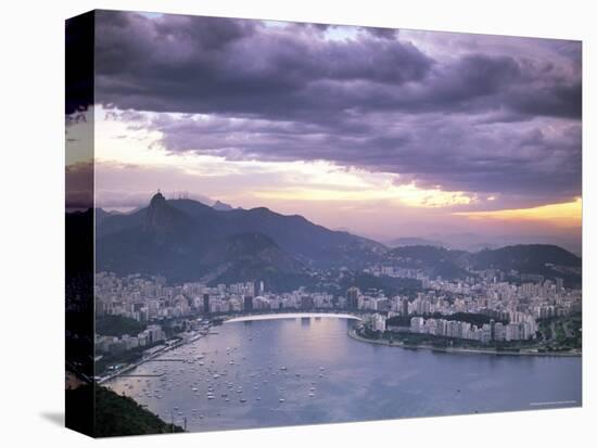 Botafogo Bay at Sunset, Rio De Janeiro, Brazil, South America-Sergio Pitamitz-Stretched Canvas