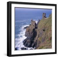 Botallack Tin Mines, Cornwall, England-Roy Rainford-Framed Photographic Print