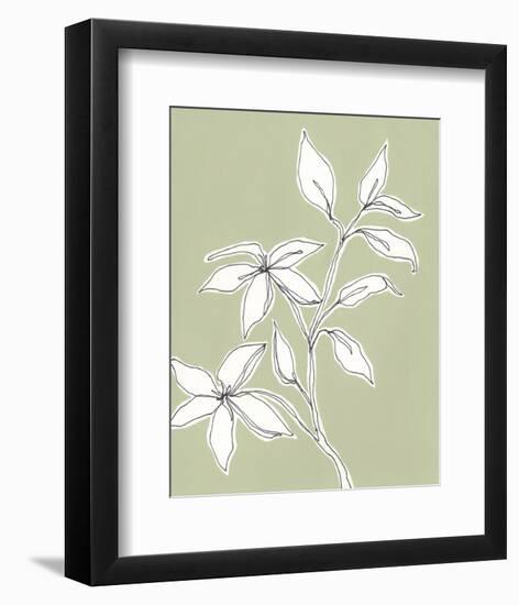 Botanic Drawing I-Regina Moore-Framed Art Print