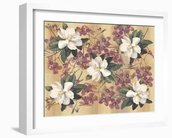 Botanic Magnolia-Maria Trad-Framed Giclee Print