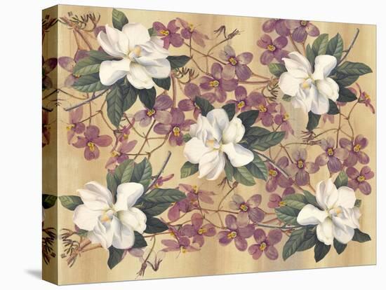 Botanic Magnolia-Maria Trad-Stretched Canvas