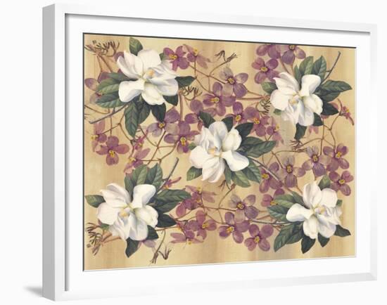 Botanic Magnolia-Maria Trad-Framed Giclee Print