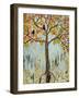 Botanical Art Tree Americans in Paris-Blenda Tyvoll-Framed Art Print