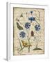 Botanical-Aster-Bluet-Damask-Jean Plout-Framed Giclee Print