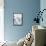 Botanical Beauty Chalk IX Blue on White Crop-Wild Apple Portfolio-Framed Stretched Canvas displayed on a wall