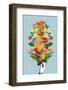 Botanical Blue Bouquet-Frida Floral Studio-Framed Photographic Print