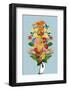 Botanical Blue Bouquet-Frida Floral Studio-Framed Photographic Print