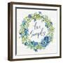 Botanical Blue VI-Silvia Vassileva-Framed Art Print