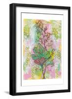 Botanical Boho Foam Flower-Beverly Dyer-Framed Art Print