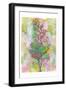 Botanical Boho Foam Flower-Beverly Dyer-Framed Art Print