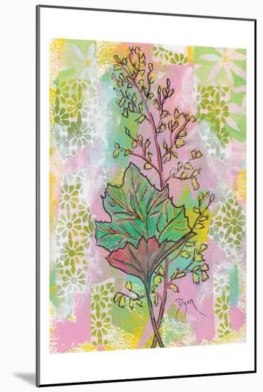 Botanical Boho Foam Flower-Beverly Dyer-Mounted Art Print