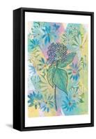 Botanical Boho Hydrangea-Beverly Dyer-Framed Stretched Canvas