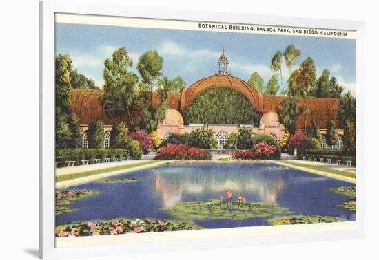 Botanical Building, Balboa Park, San Diego, California-null-Framed Art Print