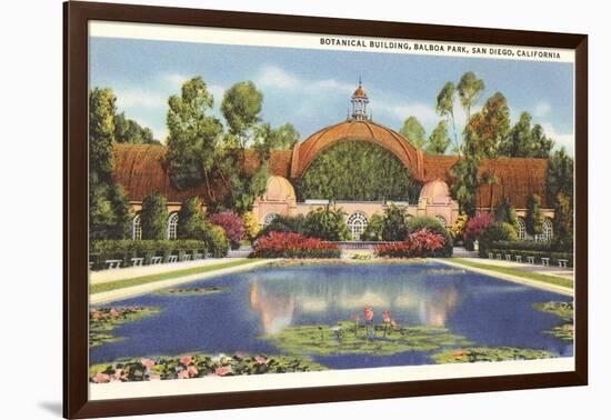 Botanical Building, Balboa Park, San Diego, California-null-Framed Art Print