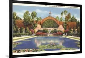 Botanical Building, Balboa Park, San Diego, California-null-Framed Art Print