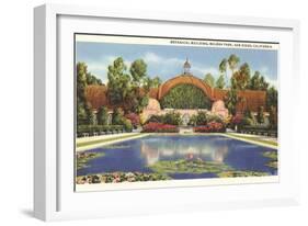 Botanical Building, Balboa Park, San Diego, California-null-Framed Art Print