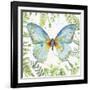 Botanical Butterfly Beauty 1-Jean Plout-Framed Giclee Print