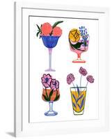 Botanical Cocktails-Tara Reed-Framed Art Print