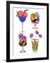 Botanical Cocktails-Tara Reed-Framed Art Print