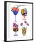 Botanical Cocktails-Tara Reed-Framed Art Print