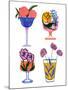 Botanical Cocktails-Tara Reed-Mounted Art Print