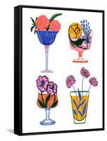 Botanical Cocktails-Tara Reed-Framed Stretched Canvas