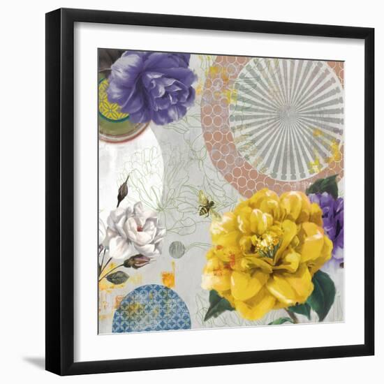 Botanical Collage-Anna Polanski-Framed Art Print