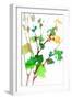 Botanical from the Courtyard 2-Janel Bragg-Framed Art Print