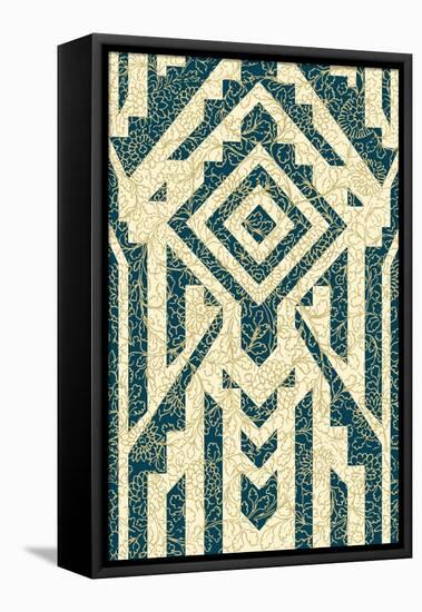 Botanical Geometric Pattern-null-Framed Stretched Canvas