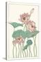 Botanical Gloriosa Lotus I-Melissa Wang-Stretched Canvas