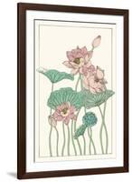 Botanical Gloriosa Lotus I-Melissa Wang-Framed Art Print