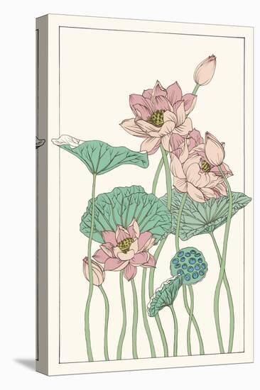 Botanical Gloriosa Lotus I-Melissa Wang-Stretched Canvas