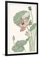 Botanical Gloriosa Lotus II-Melissa Wang-Framed Art Print