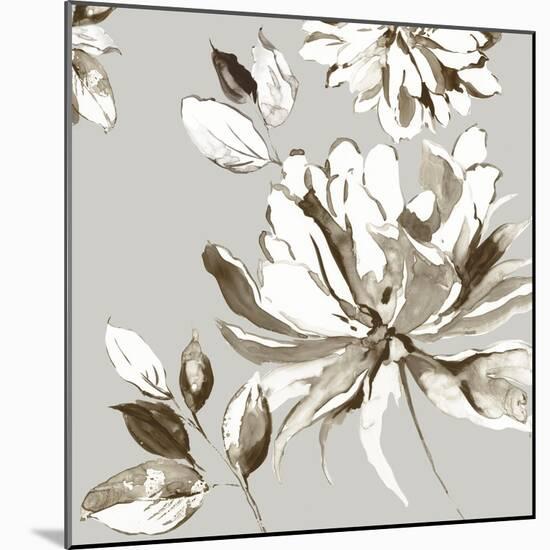 Botanical Gray I-Asia Jensen-Mounted Art Print