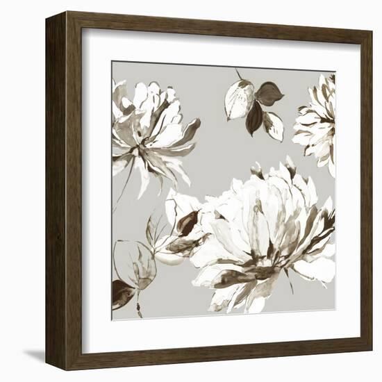 Botanical Gray II-Asia Jensen-Framed Art Print