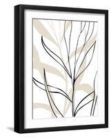 Botanical Lines Art-Elena Ristova-Framed Giclee Print