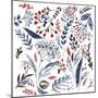 Botanical pattern 4-Irina Trzaskos Studio-Mounted Giclee Print