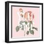 Botanical Pink Rose II You-Wild Apple Portfolio-Framed Art Print