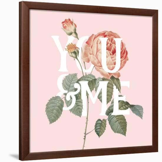 Botanical Pink Rose II You-Wild Apple Portfolio-Framed Art Print