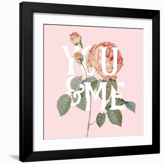 Botanical Pink Rose II You-Wild Apple Portfolio-Framed Art Print
