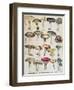 Botanical Plate Depicting 'Good and Bad Mushrooms', C.1900-null-Framed Giclee Print