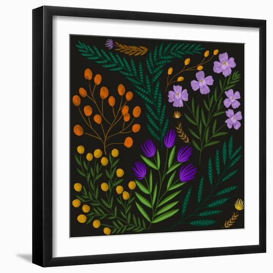 Botanical Play I-Regina Moore-Framed Art Print