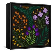 Botanical Play I-Regina Moore-Framed Stretched Canvas