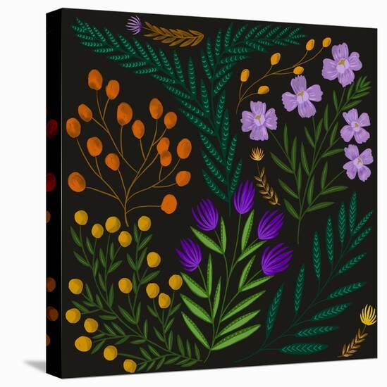 Botanical Play I-Regina Moore-Stretched Canvas