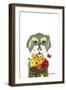 Botanical Pup-Sartoris ART-Framed Giclee Print