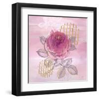 Botanical Reverie Square-Bella Dos Santos-Framed Art Print