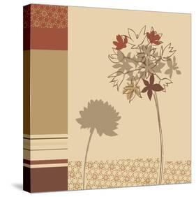 Botanical Shadows I-Louise Anglicas-Stretched Canvas