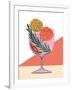 Botanical Spritz Cocktail-Tara Reed-Framed Art Print