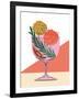 Botanical Spritz Cocktail-Tara Reed-Framed Art Print